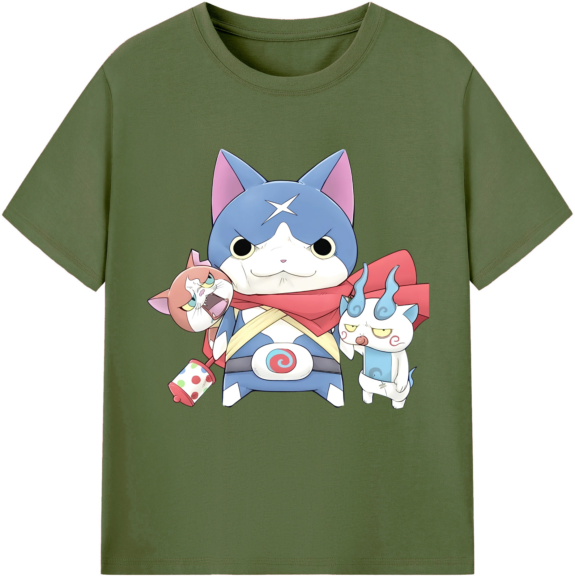 （画像用） 妖怪ウォッチ Yo-kai Watch 綿100％半袖Tシャツ（フロントプリント）